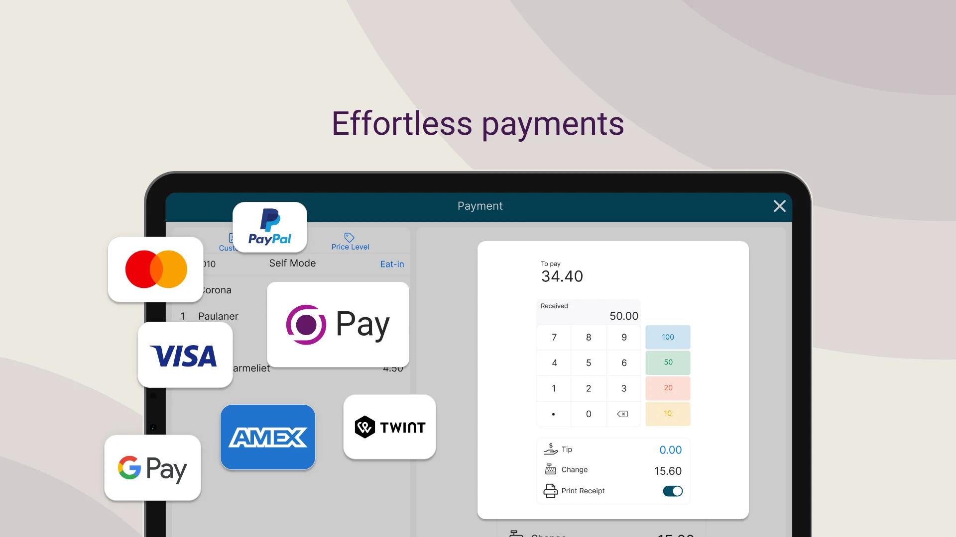 Effortless payments