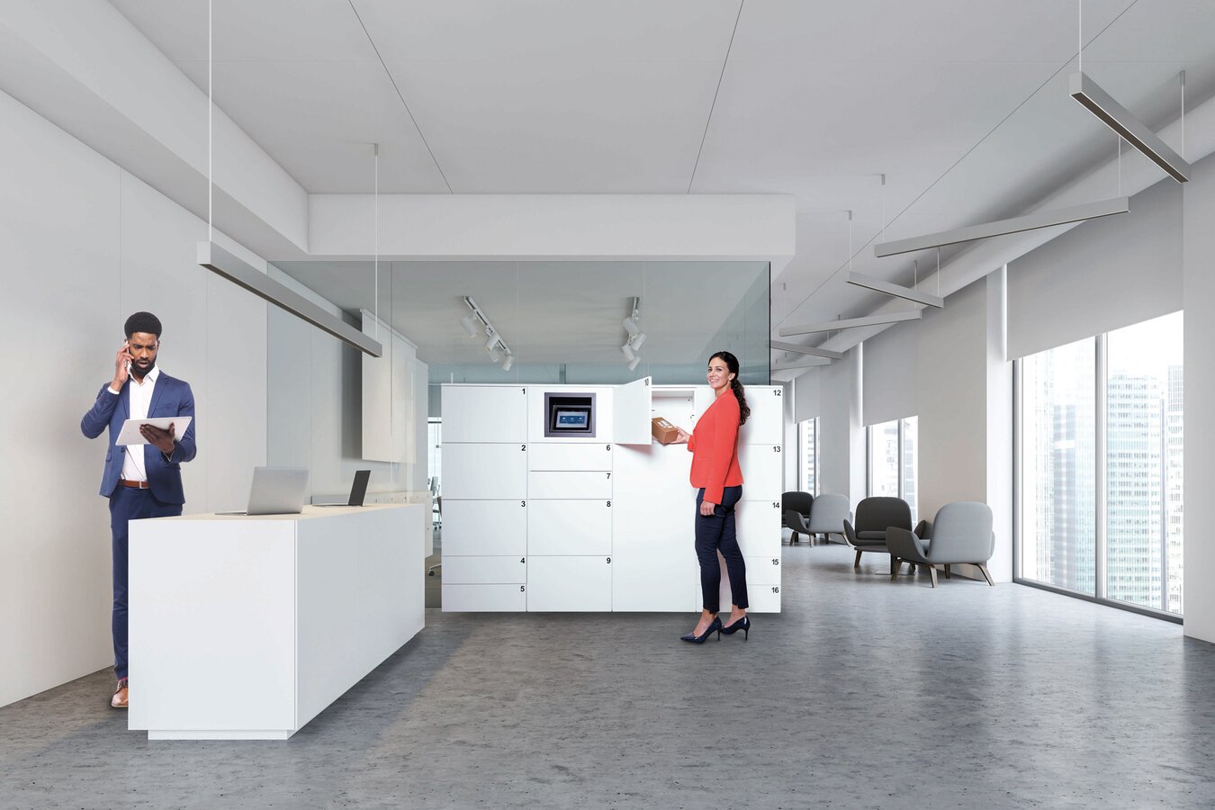 Smart logistics locker