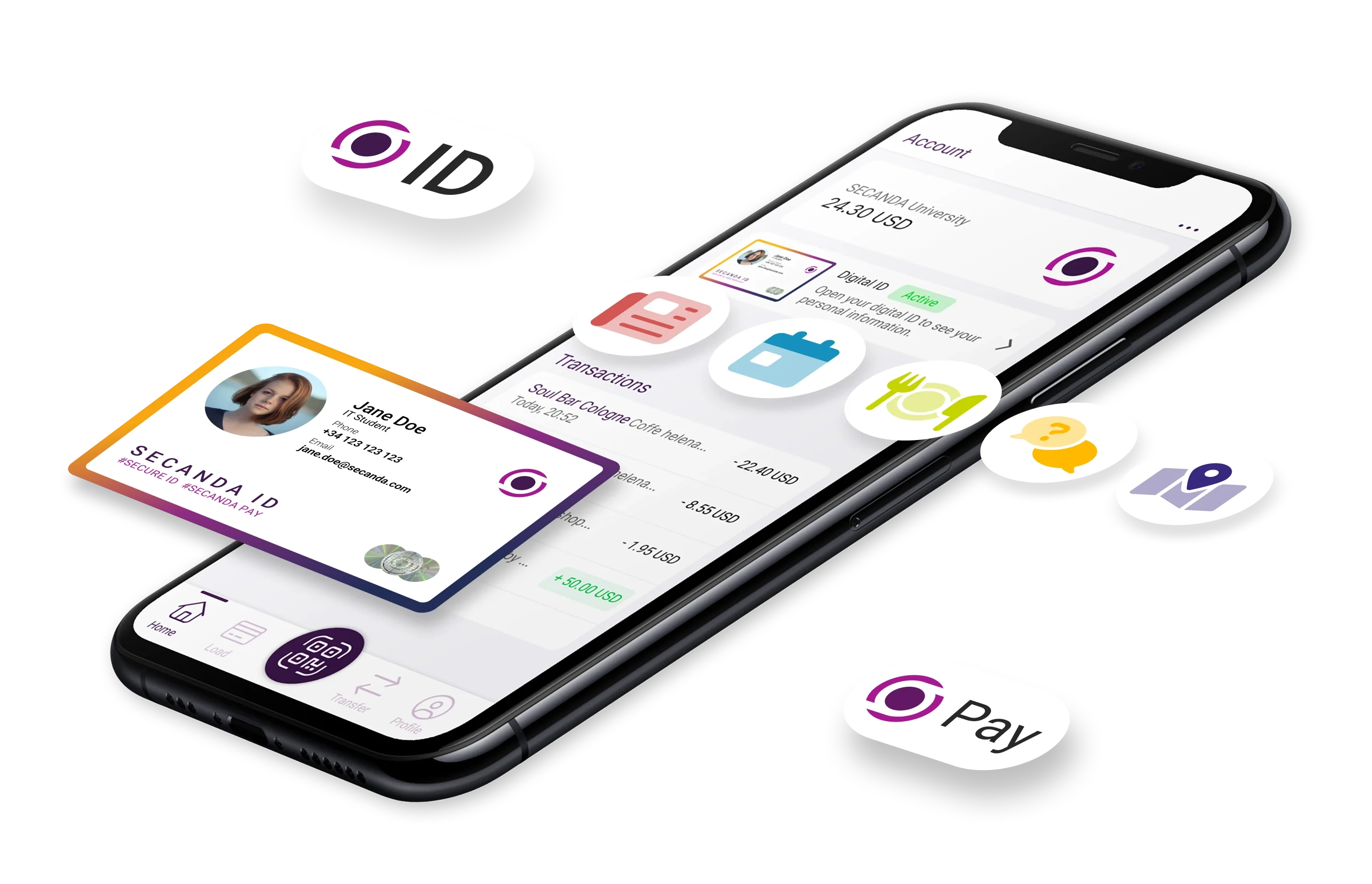SECANDA App features overview